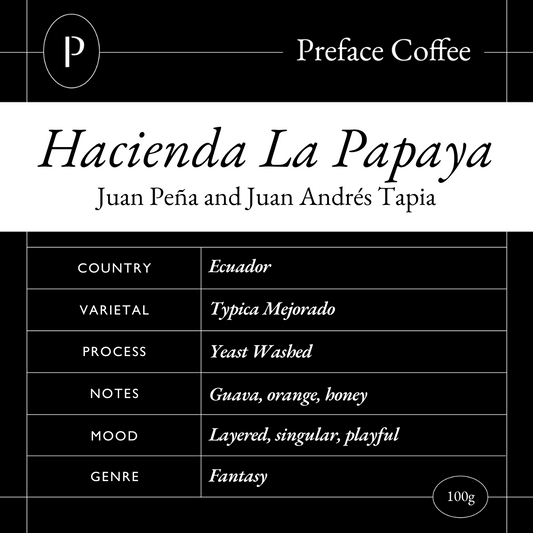 Hacienda La Papaya, Juan Peña (Ecuador, Anaerobic 120hr) (Wholesale)