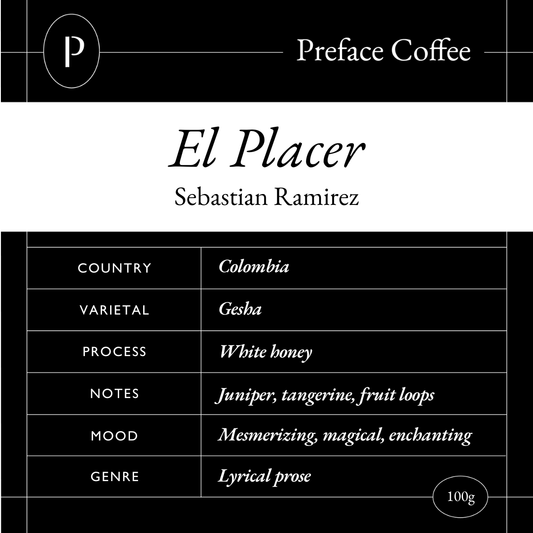 El Placer, Sebastian Ramirez: White Honey Gesha